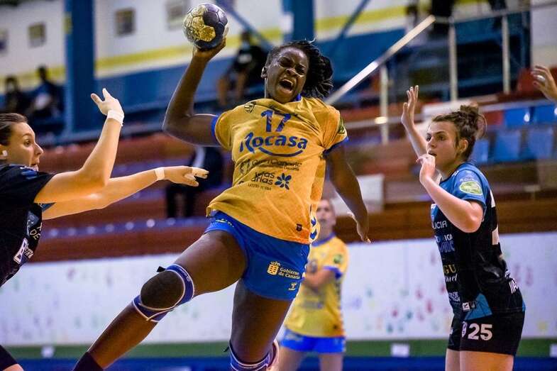 Momento del partido de este miércoles en Telde/TA.